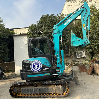 Hydraulic Kobelco Small Excavator 5.23m*1.96m*2.60m For Small Construction Sites Easy Operation
