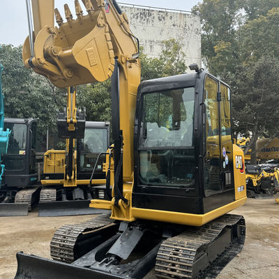Track Moving Type Used Caterpillar Excavator with Hydraulic Driving Form