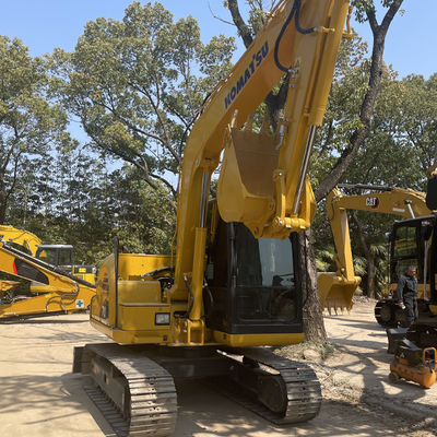 SAA4D95LE Turbocharged Engine Second Hand Komatsu Excavator with Maximum Digging Height of 7150mm