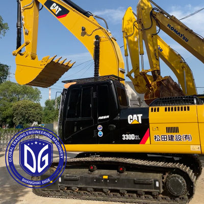 Used CAT 330D Excavator  30ton Track Moving Type