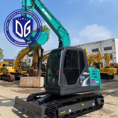 Used Kobelco SK75 Excavator Track Moving Type Compact