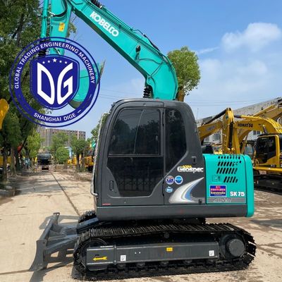 Used Kobelco SK75 Excavator Track Moving Type Compact