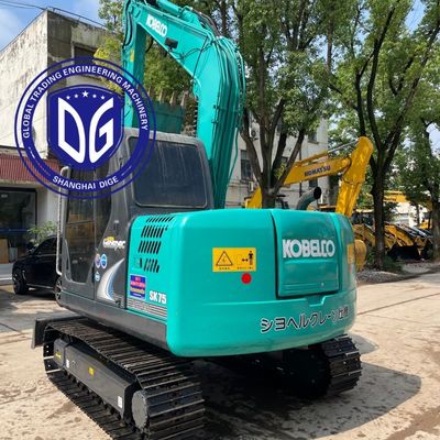 Used Kobelco SK75 Excavator Track Moving Type Compact