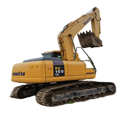 Used Komatsu PC160-7 Crawler Excavator 16 Ton 0.6m3 Bucket