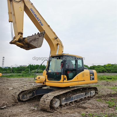 Used Komatsu PC160-7 Crawler Excavator 16 Ton 0.6m3 Bucket