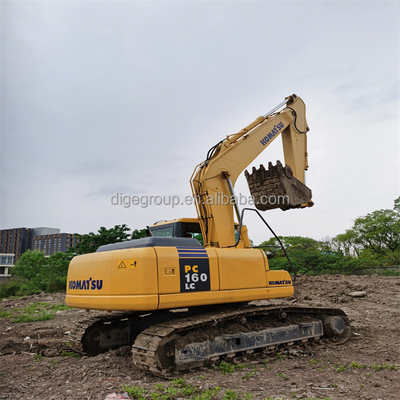 Used Komatsu PC160-7 Crawler Excavator 16 Ton 0.6m3 Bucket