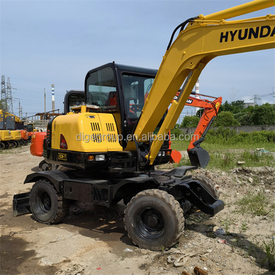 Used Hyundai 60W-7 Excavator 6TON 0.3m³ Bucket 1 Year Warranty