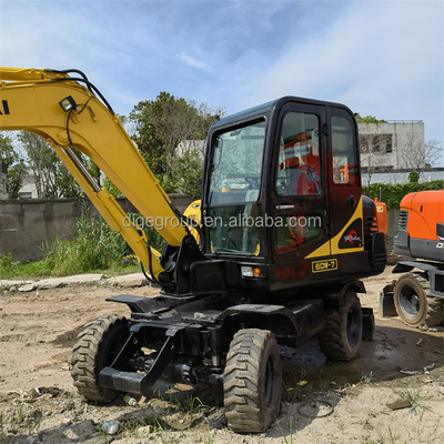Used Hyundai 60W-7 Excavator 6TON 0.3m³ Bucket 1 Year Warranty