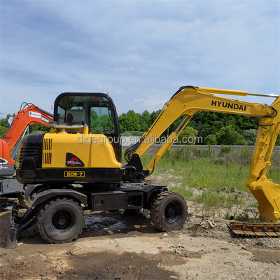 Used Hyundai 60W-9 Wheel Excavator 6TON 2021 Model
