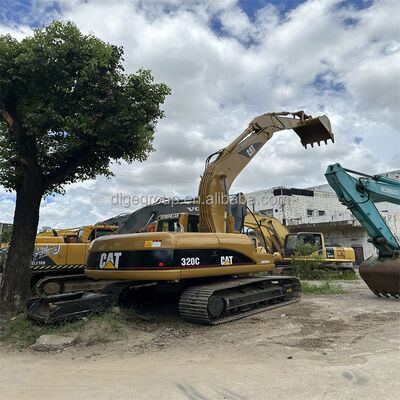 Used Caterpillar 320C 20t Excavator in Stock with Best Price Robust Durable Powerful Excavator for Sale
