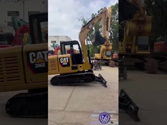 Used 306E 6T Caterpillar Crawler Mini Excavator Quick Response Control System